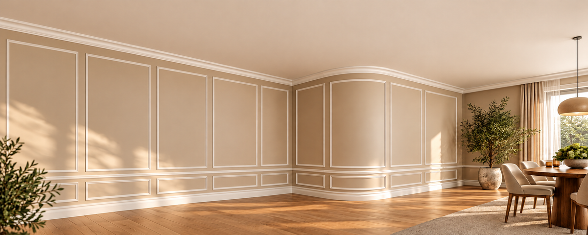 Flexible wall mouldings