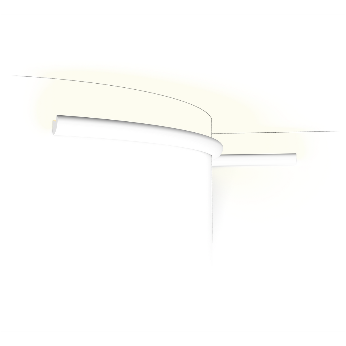 Profilo per illuminazione indiretta flessibile Orac CX188F