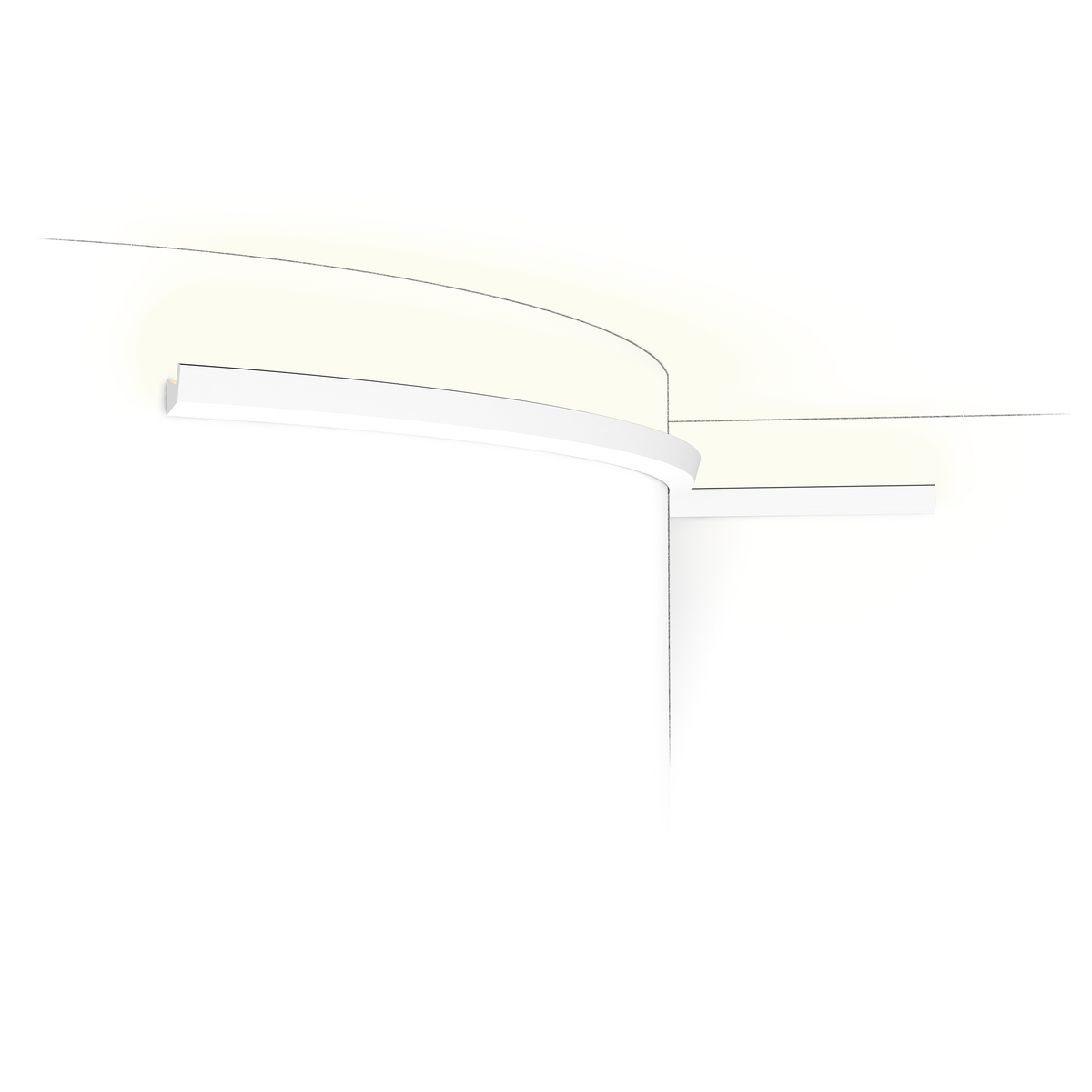 Profilo per illuminazione indiretta flessibile Orac CX189F